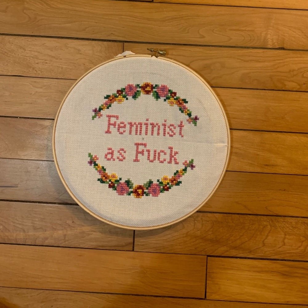 Handmade cross stitch